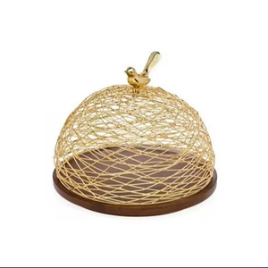 Calentador de comida de buffet de lujo con plato de frotamiento de acero inoxidable de estilo árabe para bodas y catering festivo - Product Image 1