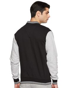 Veste universitaire décontractée de qualité supérieure pour hommes, col montant, streetwear, vêtements d'hiver - Product Image 6