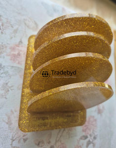 Handmade Resin <b>Coasters</b> 4X4 Inches Square Luxury Style <b>Drink</b> <b>Coaster</b> Set Available in Different Colors for Gifting Tradebyd - Product Image 2