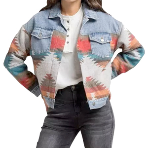 แจ็กเก็ตยีนส์สำหรับผู้หญิงแจ็กเก็ตยีนส์สไตล์ใหม่สำหรับฤดูหนาวดีไซน์ล่าสุด - Product Image 2