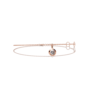 Bracelet Classique en Argent Sterling 925 Plaqué Or avec Moissanite et Diamant Sertis en Bezel pour Mariages, Fêtes et Cadeaux - Product Image 3