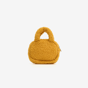 Lambswool Fashion Cosmetic <b>Mini</b> Handbag Zipper Closure Lightweight Durable Foldable Portable Medium Capacity Customized Color - Product Image 2