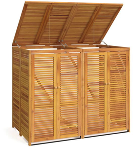 ตู้เก็บขยะไม้เนื้อแข็ง (สำหรับภายนอกอาคาร) - Product Image 6