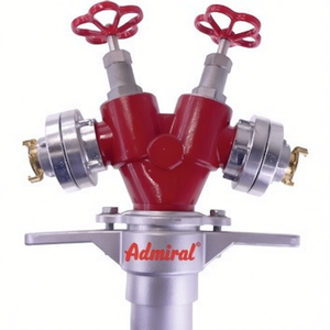 Tuyau d'évacuation en aluminium DN 80 avec 2 raccords à déconnexion rapide et 2 vannes Admiral - Product Image 3