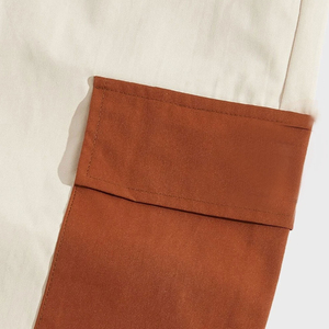 Pantalones Cargo Holgados de Estilo Urbano para Hombre, Corte Recto, Casuales, Ajustados, Transpirables, Duraderos, con Múltiples Bolsillos, Cómodos, Resistentes al Viento, 100% - Product Image 5