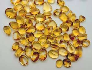 พลอยซิทรีนธรรมชาติเจียระไนเป็นจำนวนมากผสมรูปทรงหลวมอัญมณีซิทรินหินเจียระไนคุณภาพเยี่ยมในราคาขายส่ง - Product Image 4