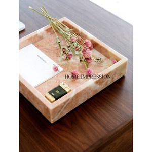 Bandeja cuadrada de mármol para comida, postre, té, utensilios de cocina, bandeja para servir, Decoración de mesa de gran tamaño de primera calidad, bandejas de postre y comida - Product Image 5