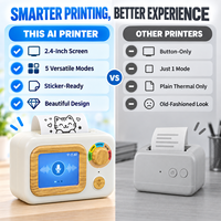 Imprimante d'autocollants sans fil de poche intelligente Xprinter MK1 pour enfants, pour créer des cartes de vœux colorées