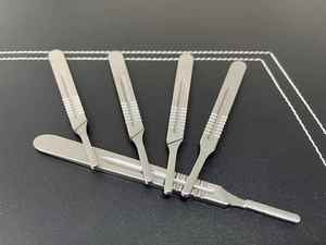 Manche de scalpel professionnel de qualité supérieure avec numéros, non magnétique, en acier inoxydable de qualité médicale, fabriqué par Life Care Instruments - Product Image 4