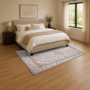 <b>RUGS</b> DEPOT LXDP-0930 Wholesale Multicolor Neutral Traditional Oriental Digital Printed Machine Washable <b>Chenille</b> <b>Rug</b> Non Slip - Product Image 3
