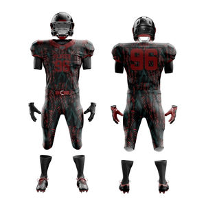 Direct Factory Sale OEM Service New <b>Model</b> American Football Uniform in Sets Adjustable Breathable Short Sleeve Wholesale - Product Image 4