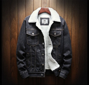 Chaqueta vaquera lavada con agujeros destruidos 2025 chaqueta de bombardero de motociclista para hombre con bolsillos nueva llegada chaqueta vaquera informal para hombre - Product Image 2