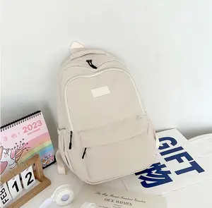 Модный рюкзак для девочек с кожаным логотипом