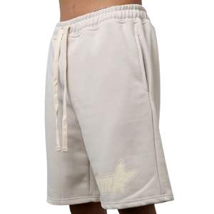 Pantalones Cortos Deportivos de Algodón Orgánico de 380 GSM, Corte Holgado, Cintura Elástica con Cordón, Calidad Premium - Product Image 3