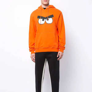 เสื้อฮู้ดซักกรดแขนยาวของผู้ชายผ้าฟลีซใส่สบายพิมพ์ลายโลโก้สำหรับฤดูหนาว - Product Image 2