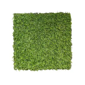 批发室内室外足球用人工景观草铺面瓷砖互锁自排水草