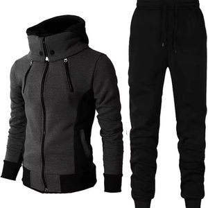 Survêtements respirants écologiques d'hiver pour hommes de grande taille 100% coton personnalisables de haute qualité - Product Image 1