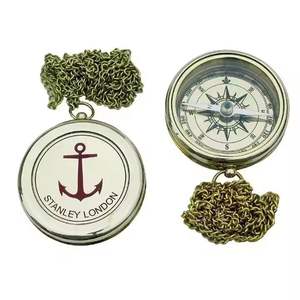 Colgante de brújula de latón náutico/colgante náutico/Mini brújula para COLGANTE de adorables relámpagos - Product Image 1