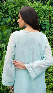 Trajes Formales para Mujer de Talla y Diseño Personalizados, Uso Casual, Alta Calidad, Ecológicos, Chikankari Lawn - Product Image 3