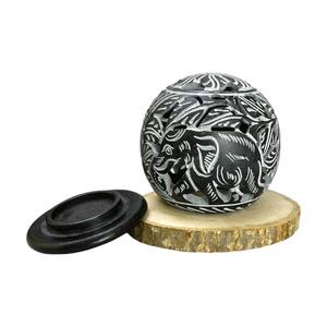 La última producción de fábrica, candelabro de esteatita Natural hecho a mano para velas en arte de hojas para tallar T, cena y artículo de decoración - Product Image 4