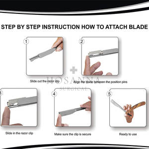 มีดโกนโกนหนวดแบบกำหนดเองใบมีดโกนแบบกำหนดเองมีปริมาณมากมีบริการ OEM - Product Image 3