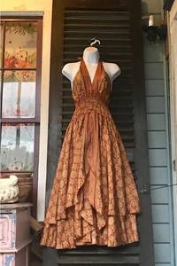 Vestido Jangle para mujer, vestido Midi sin mangas de verano con estampado de tinte de corbata Woodstock, ropa de playa y Festival, monos y monos - Product Image 2