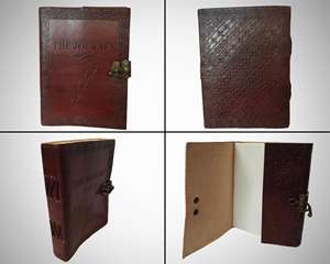 Carnet de croquis en cuir vintage fait main A3, papier non ligné imprimé, reliure à pointes, journal de dessin artistique pour hommes et femmes - Product Image 2