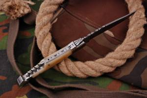 ดามัสกัสมีดผลไม้เหล็กแบบพกพากลางแจ้งพร้อมที่จับกระดูกอูฐดามัสกัสเหล็กบ้านไวน์เนื้อใช้ในอุตสาหกรรมตั้งแคมป์ - Product Image 4