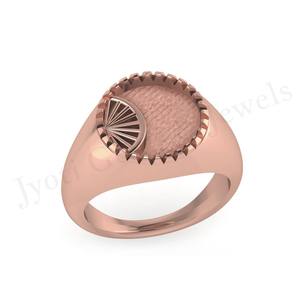 Anillo de ajuste en blanco con bisel redondo de Plata de Ley 925, diseño único para cenizas, trabajo de resina, recuerdo, leche materna, joyería fina DIY - Product Image 3