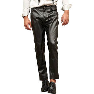 Salopette en cuir taille haute de meilleure qualité pour adultes pantalon à motif droit imperméable et respirant non tissé prix de gros - Product Image 1