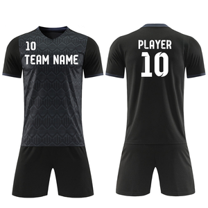 2025 haute qualité Football uniformes Football chemises en gros Logo personnalisable respirabilité deux pièces hommes Football maillot ensemble - Product Image 1