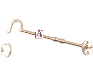 Gancho de cabina de hierro fundido y cerradura de pestillo de ojo Accesorios de hardware Los ganchos de cabina se utilizan para puertas internas o externas abren el armario - Product Image 3