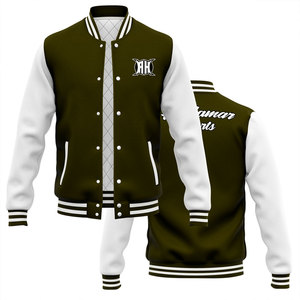 Chaqueta Unisex de Lona Premium con Parches de Béisbol, Estilo Letterman, para Exteriores, Personalizable OEM, Venta al por Mayor, Precio Razonable, Primavera - Product Image 6