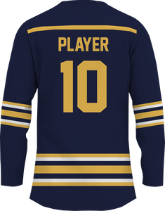 เสื้อยืดฮ็อกกี้น้ำแข็งเสื้อทีมโพลีเอสเตอร์สำหรับผู้ชายและผู้หญิงพิมพ์ซับลิเมชันแบบสากล - Product Image 3