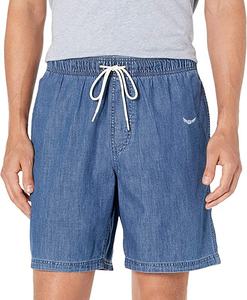 กางเกงขาสั้นสำหรับผู้ชาย,กางเกงขาสั้นใส่สบายผ้าโพลีเอสเตอร์สำหรับออกกำลังกายพลัสไซส์น้ำหนักเบา - Product Image 1