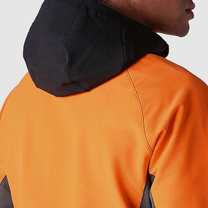 Chaqueta Softshell Personalizada al por Mayor de Primera Calidad, Impermeable, Cortavientos, con Capucha, para Hombre, para Invierno, para Exteriores, Color Amarillo, OEM, con Bolsillos de Spandex - Product Image 6