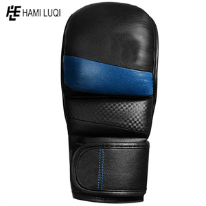 Sarung tangan Muay Thai Sparing Logo kustom dengan cetakan sarung tangan dewasa kulit sapi kualitas tinggi - Product Image 2