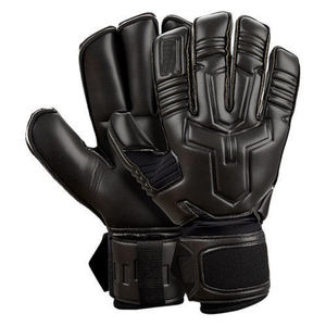 Guantes de fútbol de cuero profesional de alta calidad para porteros Dedos protectores transpirables - Product Image 3