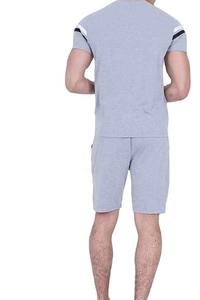 Conjuntos de camisetas informales de verano transpirables de alta calidad para hombre, último diseño de moda, poliéster/algodón personalizable - Product Image 5