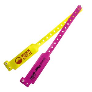 สร้อยข้อมือพีวีซีแบบใช้แล้วทิ้งสายรัดข้อมือกิจกรรมที่กำหนดเอง - Product Image 1