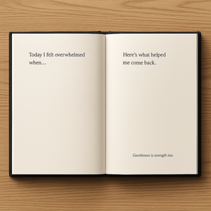 LABON Journal <span class=keywords><strong>de</strong></span> motivation en faux cuir noir avec <span class=keywords><strong>texte</strong></span> en feuille d'or Cahier A5 à couverture rigide pour l'auto-réflexion et l'écriture quotidienne - Product Image 3