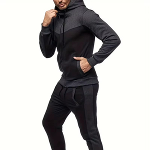 Survêtement en coton de haute qualité Sweat à capuche deux pièces et pantalons de jogging Sportswear tenue décontractée pour la vente en gros - Product Image 1