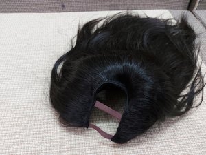 Cabello humano virgen gris 100% peluca con parte en U extensiones vietnamitas naturales rectas 22 y 24 pulgadas - Product Image 6