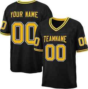 Camiseta de equipo transpirable de ropa deportiva de rugby personalizada, kit bordado de fábrica OEM - Product Image 2