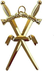 Masonic Gold Jewel - Inner Guard/Inside Sentinel Fabric typeGold Care instructions Hand Wash Only - Product Image 2