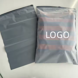 High Quality Custom Color Matte Ziplock Resealable PE Waterproof <b>Plastic</b> Bag Self-Sealing for Clothing and Shoes <b>Packaging</b> - Product Image 1