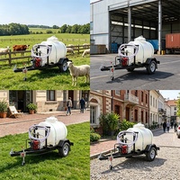 Remorque avec réservoir d'eau de 1000 litres