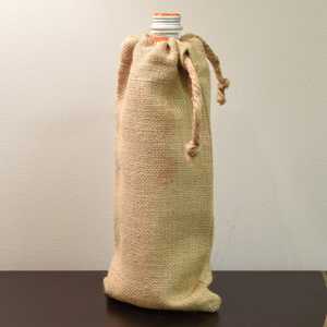 Bolsa de mano de yute para 2 botellas de vino, bolsa de transporte de alta calidad, cubierta de yute para botellas de vino, bolsa de regalo, al mejor precio - Product Image 4