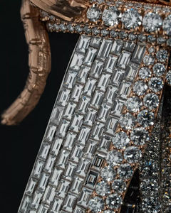 Masque facial unique de style hip-hop personnalisé avec pendentif en diamant et moissanite serti dans un argent sterling 925 luxueux pour les occasions de fête - Product Image 5