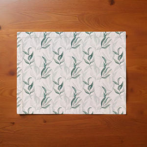 แผ่นรองจานบนโต๊ะรับประทานอาหารผ้าฝ้ายคุณภาพพรีเมี่ยมสามารถซักได้สำหรับตกแต่งห้องครัวมื้ออาหารสำหรับครอบครัว - Product Image 2